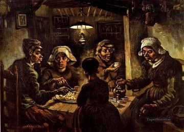 ジャガイモを食べる人々 フィンセント・ファン・ゴッホ Oil Paintings